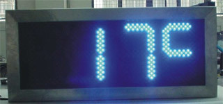 Polycomp LED sign installation photo