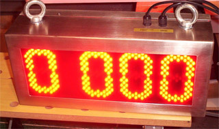 Polycomp LED sign installation photo